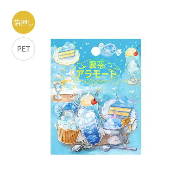 BGM Flakes Seal: Café À La Mode - Blue Sky