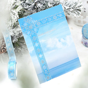 BGM Winter Limited Masking Tape - Snow Embroidery