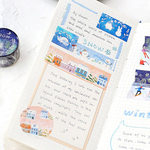BGM Winter Limited Masking Tape - Winter Town