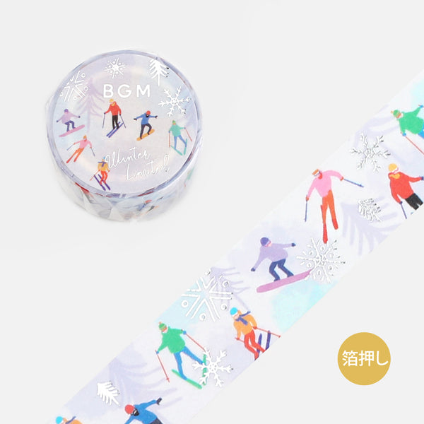 Load image into Gallery viewer, BGM Winter Limited Masking Tape - Ski
