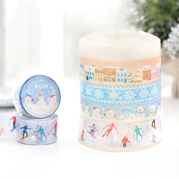 Load image into Gallery viewer, BGM Winter Limited Masking Tape - Ski
