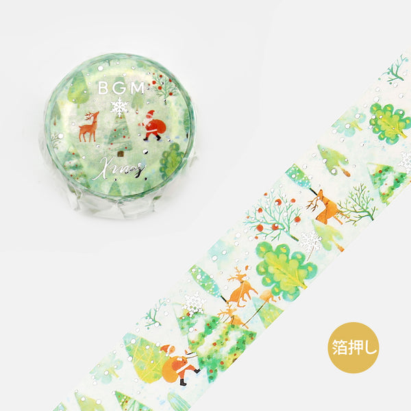 Load image into Gallery viewer, BGM Christmas Limited 2023 Masking Tape - Forest
