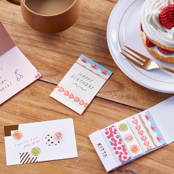 KITTA Masking Tape in Symmetry — KITTA masking tape — decorative paper tape for journaling and scrapbooking, at Cityluxe Singapore