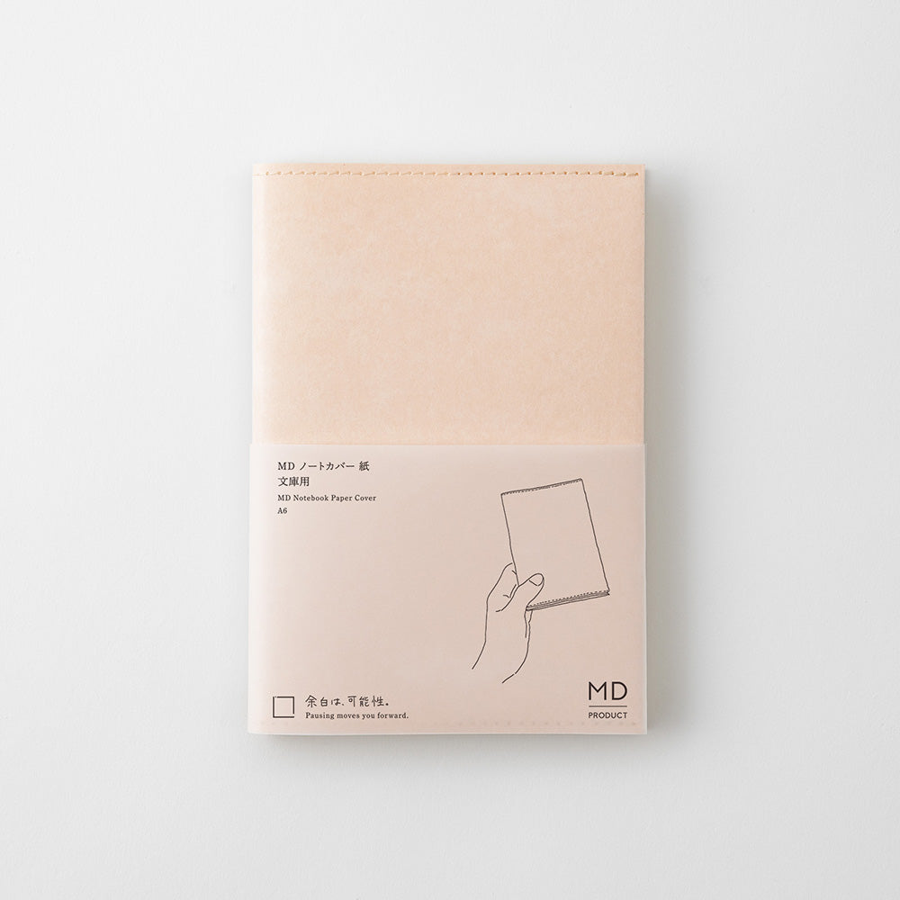 Paper Cover For MD Notebook A6 — flat lay