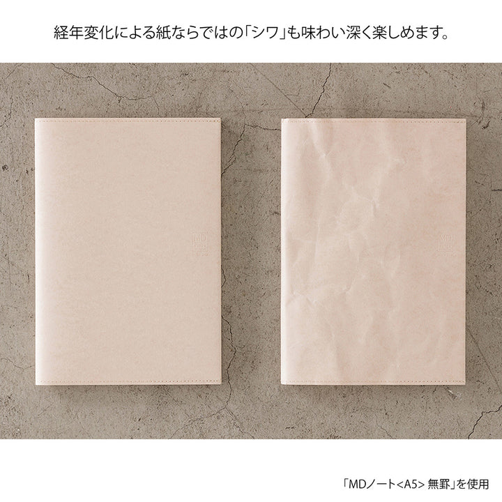 Paper Cover For MD Notebook B6 — flat lay