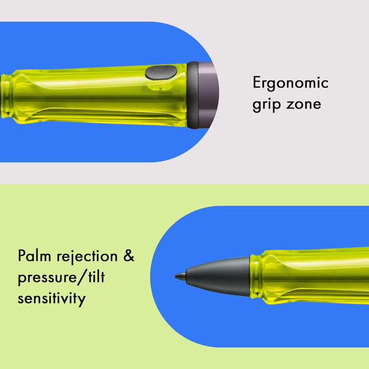 Lamy AL-star EMR Digital Pen - Aubergine — in use