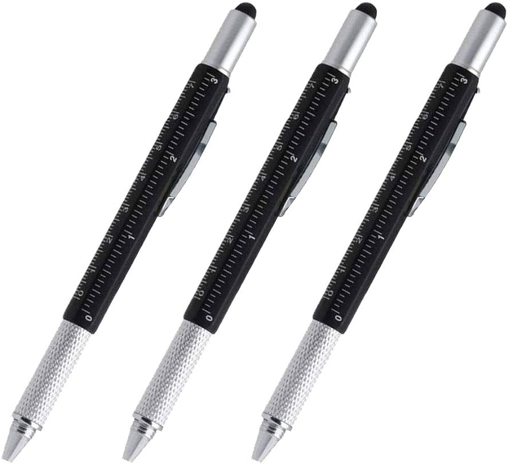 Monteverde S-115 7-in-1 Plastic Tool Ballpoint Pen with Stylus Black — Monteverde ballpoint pen — reliable smooth-writing everyday pen, at Cityluxe Singapore