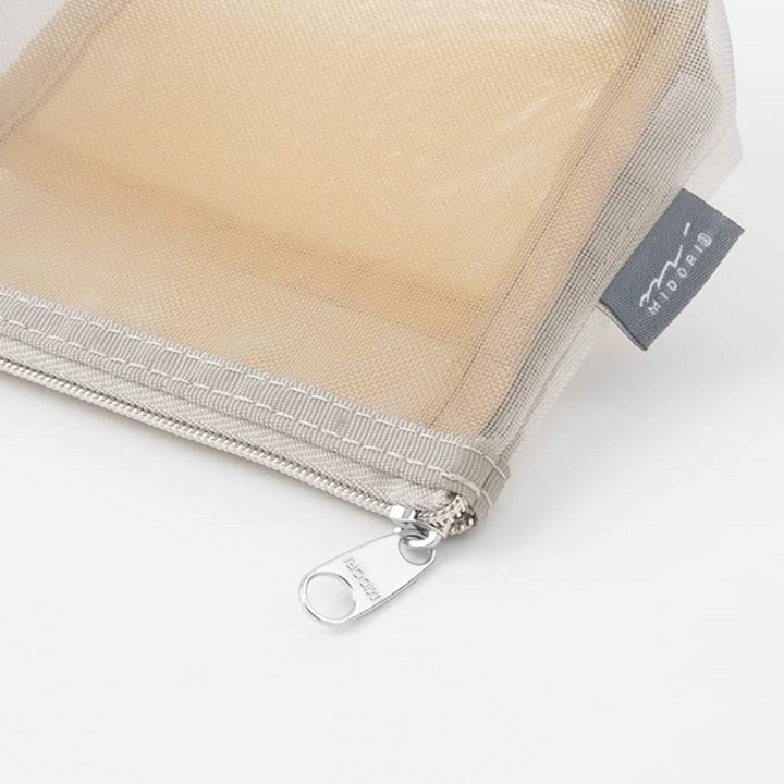 Midori Pen &amp; Tool Pouch Mesh with Gusset - Gray
