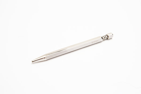 이미지를 갤러리 뷰어에 로드 , Ystudio Classic Revolve Ballpoint Pen Spring - Shiny Silver (Limited Edition)
