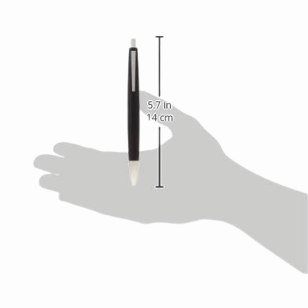 LAMY 2000 4 Color Ballpoint Pen with Brushed Stainless Steel Clip - Black