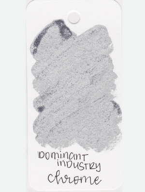Dominant Industry Mirror 25ml Ink Bottle (for Dip Pen) - Chrome