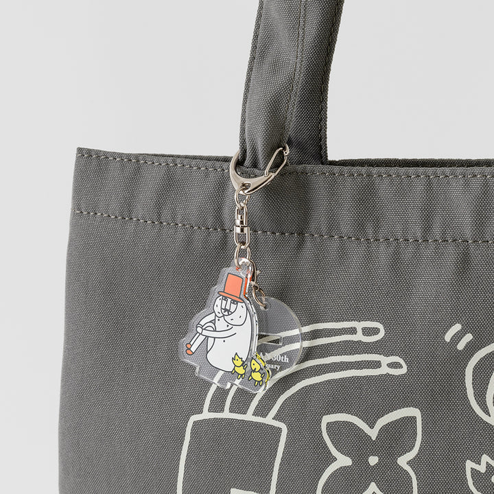 Midori Ojisan 30th Anniversary Acrylic Keychain Sit Cross-Legged