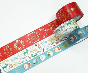 MT Christmas Washi Tape - Set A
