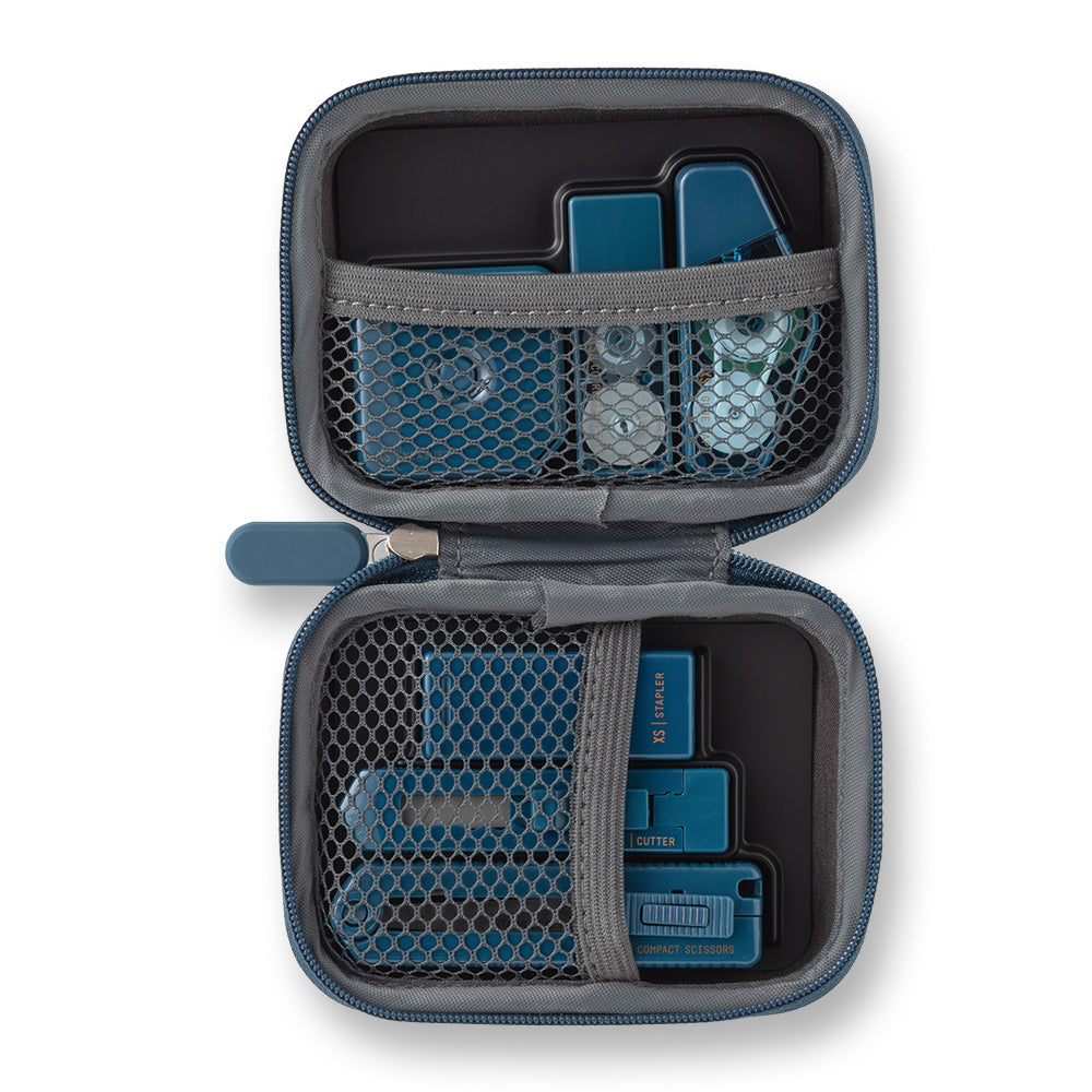 Midori XS Stationery Kit Navy Blue B — side view