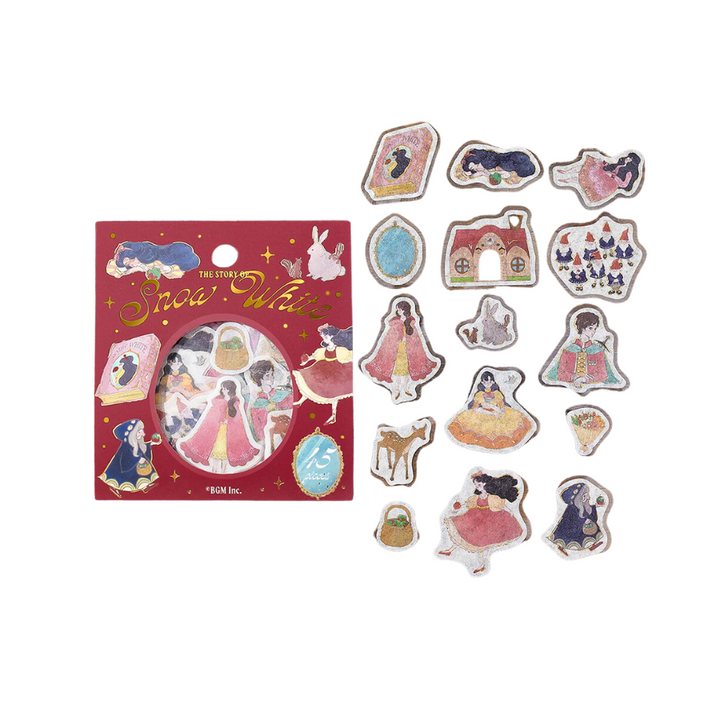 BGM Foil Stamping Flake Seal: Fairy Tale - Snow White