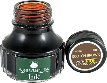 将图片加载到图库查看器，Monteverde 90ml Ink Bottle - Brown
