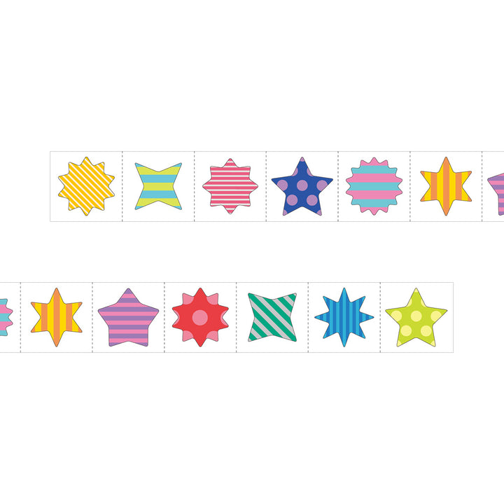 Midori Roll Sticker Star Metallic