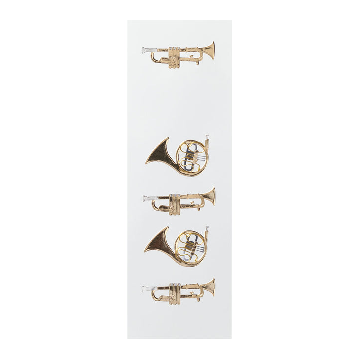 Midori Sticker PaperCraft Museum Sticker 2413 Motif Trumpet