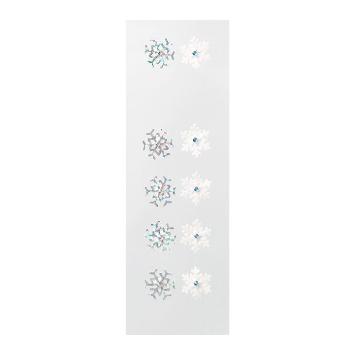 Midori Sticker PaperCraft Museum Sticker 2417 Motif Snow Crystal — Midori decorative sticker — for journaling, planners and scrapbooking, at Cityluxe Singapore