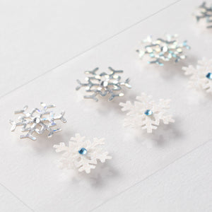 Midori Sticker PaperCraft Museum Sticker 2417 Motif Snow Crystal