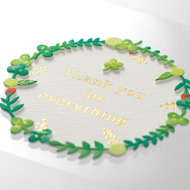 Midori Sticker 2446 PaperCraft Museum Title Wreath