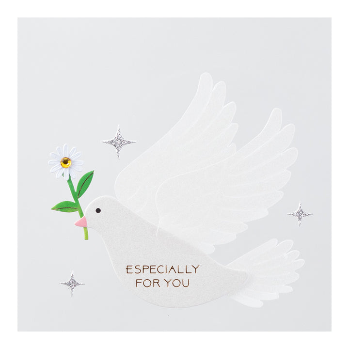 Midori Sticker 2449 PaperCraft Museum Title Pigeon — Midori decorative sticker — for journaling, planners and scrapbooking, at Cityluxe Singapore
