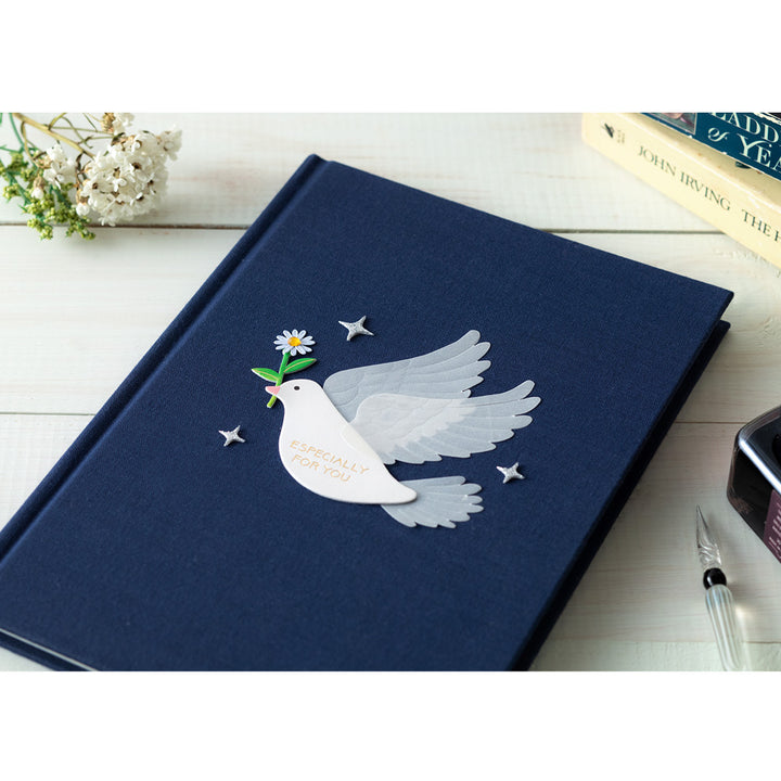 Midori Sticker 2449 PaperCraft Museum Title Pigeon — Midori decorative sticker — for journaling, planners and scrapbooking, at Cityluxe Singapore