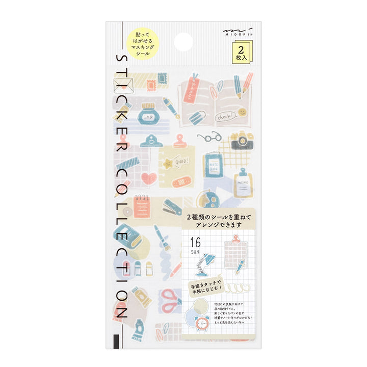 Midori Sticker 2640 (Two Sheets) - Stationery — front view
