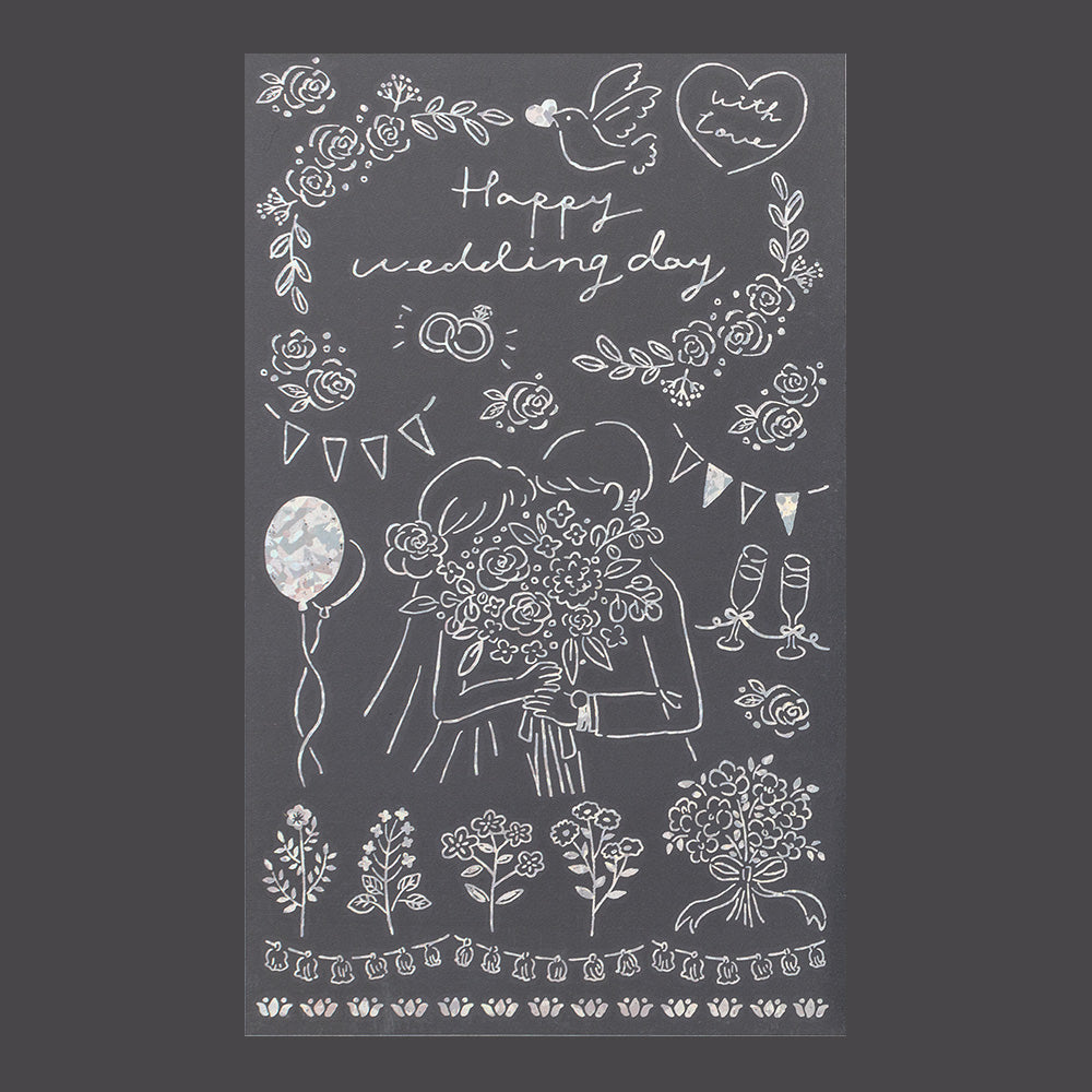 Midori Foil Transfer Sticker for Decoration - 2652 Wedding Ceremony