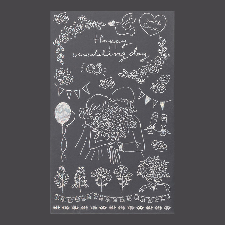 Midori Foil Transfer Sticker for Decoration - 2652 Wedding Ceremony