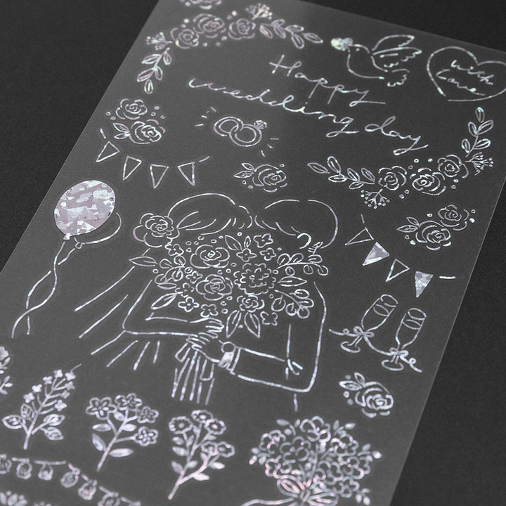 Midori Foil Transfer Sticker for Decoration - 2652 Wedding Ceremony