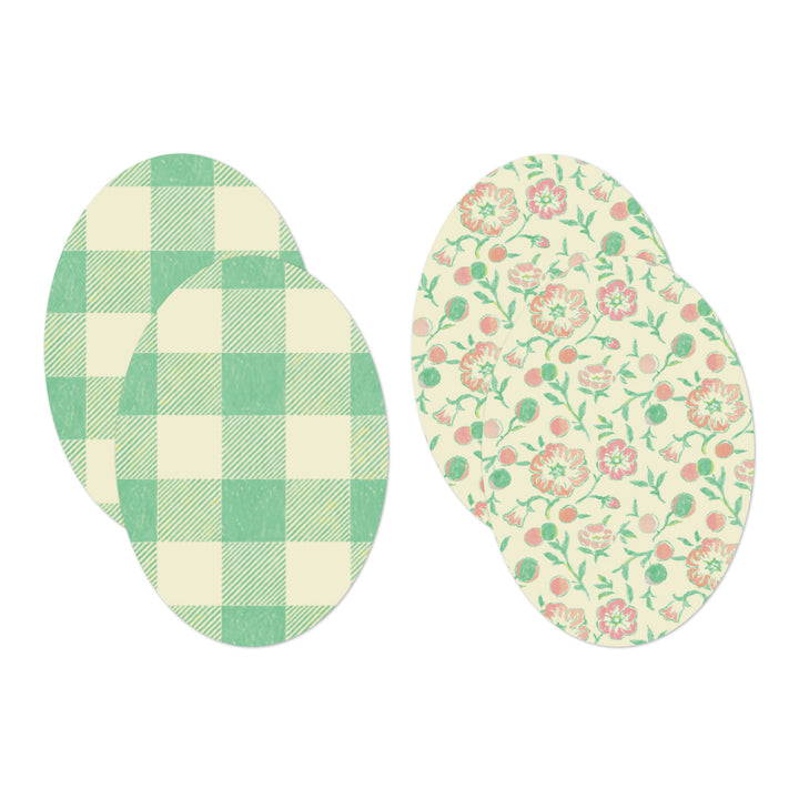 Midori Yuka Takamaru Decoration Stickers in Yellow Green — Midori decorative sticker — for journaling, planners and scrapbooking, at Cityluxe Singapore