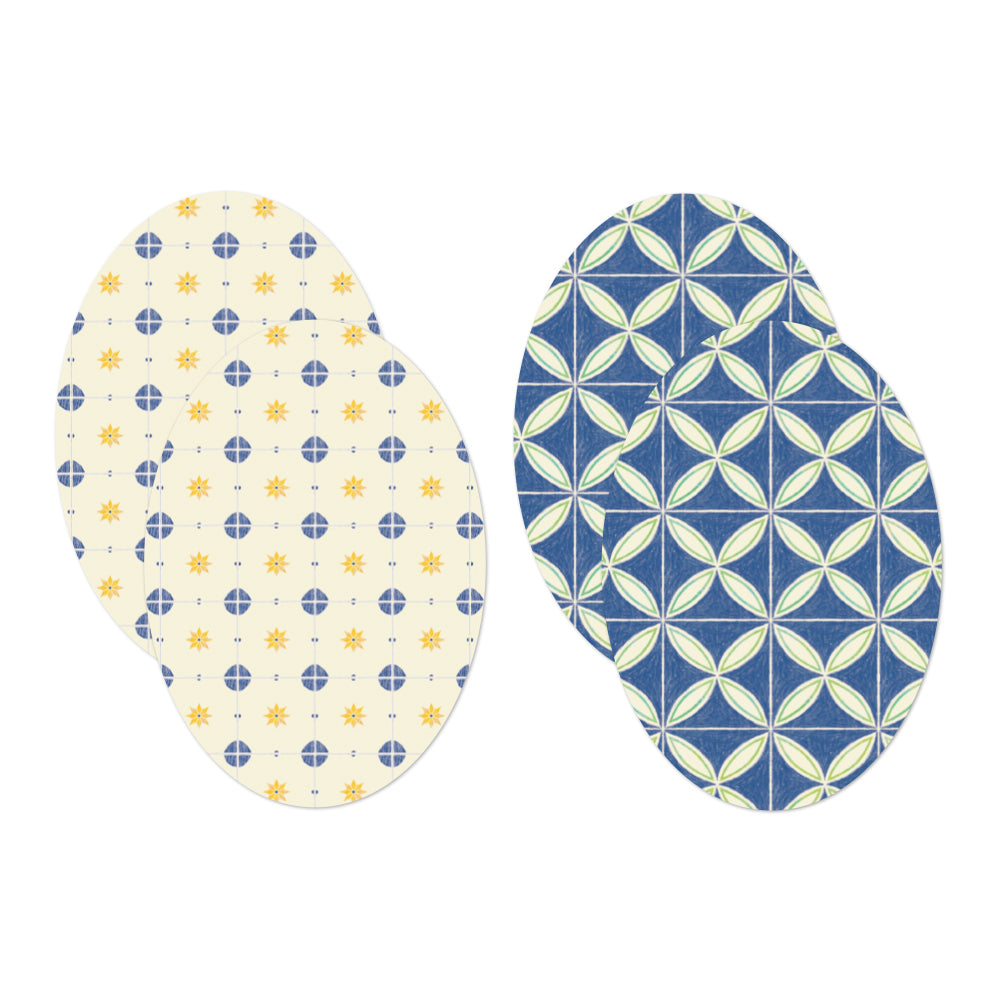 Midori Yuka Takamaru Decoration Stickers - Blue