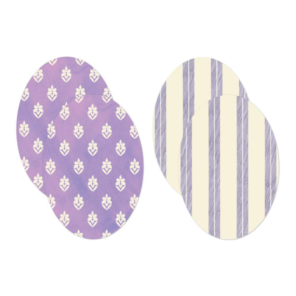 Midori Yuka Takamaru Decoration Stickers in Purple — Midori decorative sticker — for journaling, planners and scrapbooking, at Cityluxe Singapore