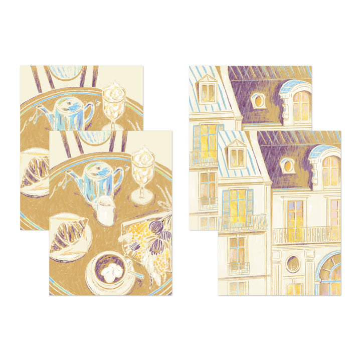 Midori Yuka Takamaru Decoration Stickers - Beige