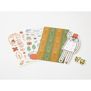 Midori Ojisan 30th Anniversary Decoration Sticker A