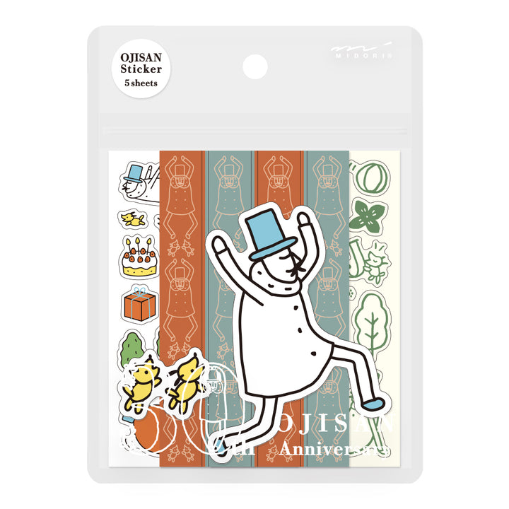 Midori Ojisan 30th Anniversary Decoration Sticker B