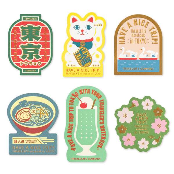 이미지를 갤러리 뷰어에 로드 , TRAVELER&#39;S notebook TOKYO - Sticker Set [Pre-Order]
