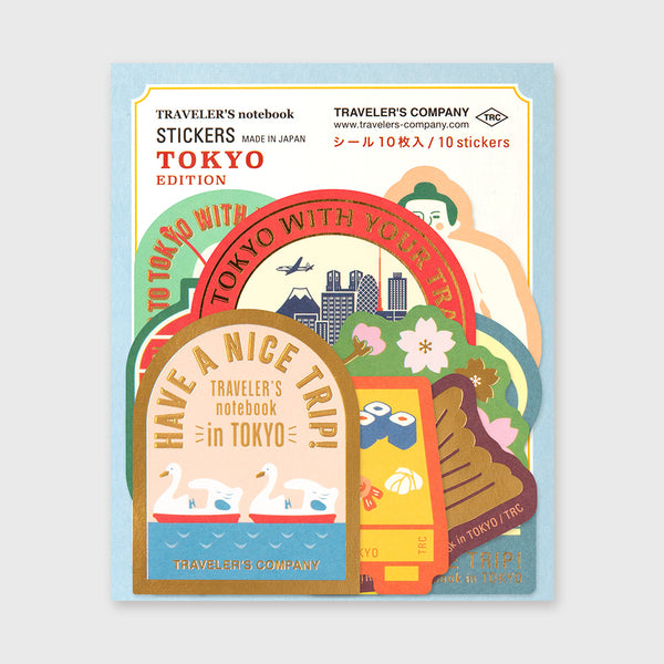 이미지를 갤러리 뷰어에 로드 , TRAVELER&#39;S notebook TOKYO - Sticker Set [Pre-Order]

