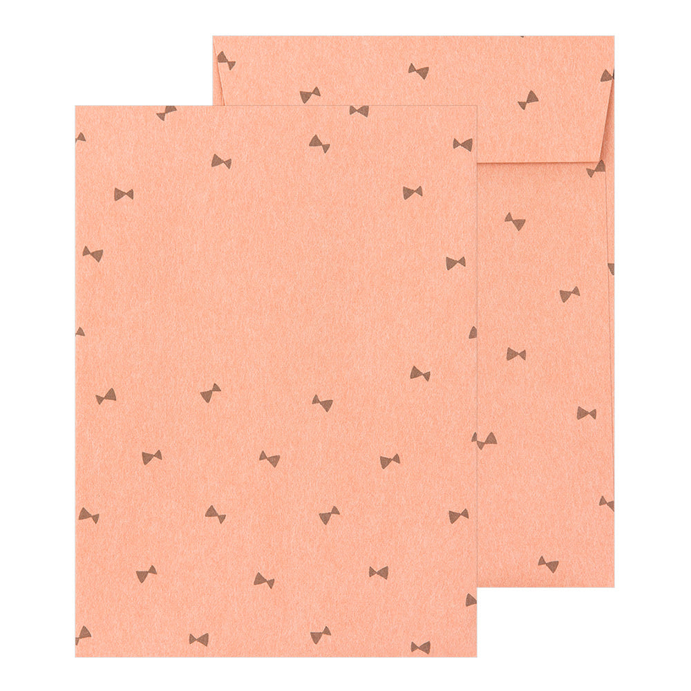 Midori Letter Set With Black Cat Stickers