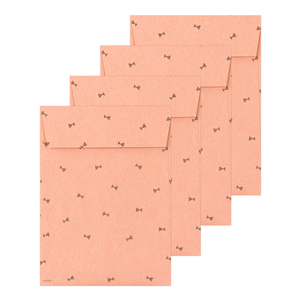 Midori Letter Set With Black Cat Stickers