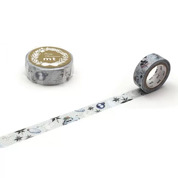 Load image into Gallery viewer, MT Christmas Washi Tape - White Christmas
