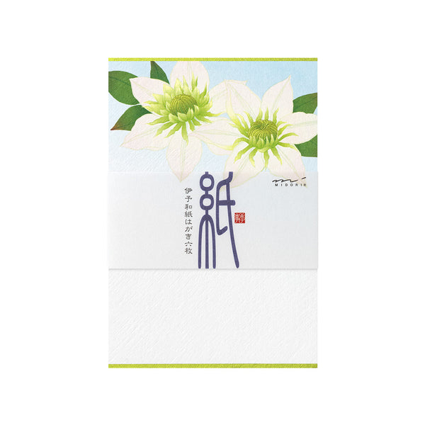 画像をギャラリービューアに読み込む, Midori Foil Stamping Postcard - Clematis
