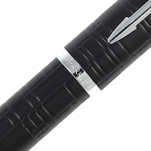 Parker IM Premium Fountain Pen - Matte Black with Chrome Trims