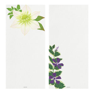 Midori Message Letter Pad - Summer Flower