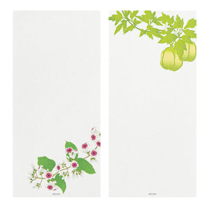 Midori Message Letter Pad - Summer Flower
