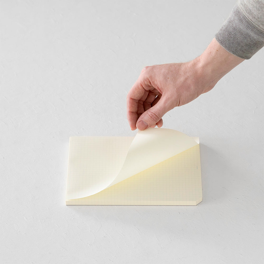 MD Notebook Paper Pad A5 - Grid — with packaging