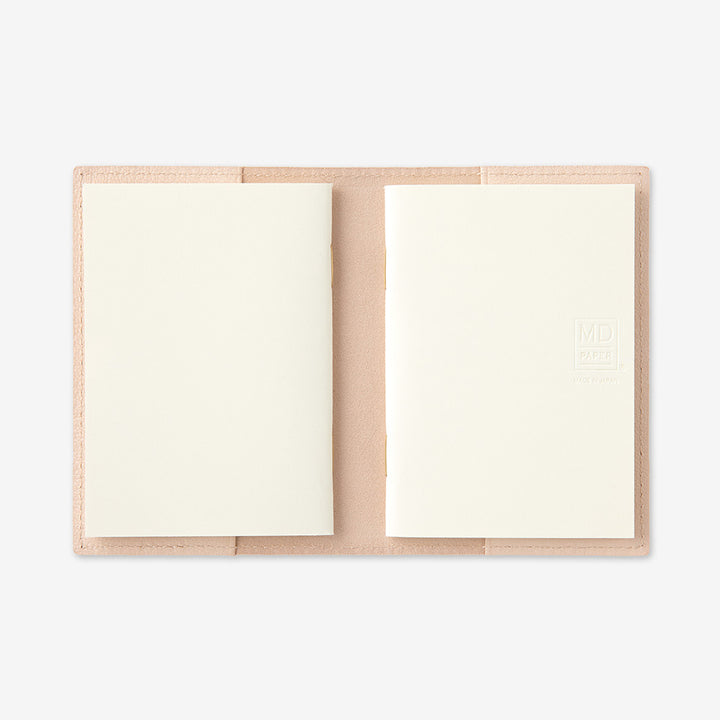 MD Notebook Cover Boxed (A7) - Goat Leather — size comparison