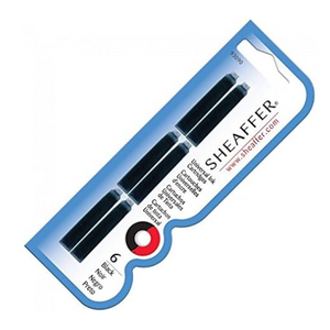 Sheaffer VFM Universal Ink Cartridges Blister Card - Black
