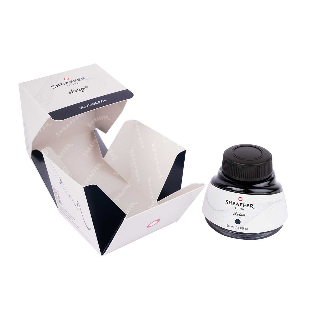 Sheaffer Ink Bottle - Blue Black 50ml — with pen